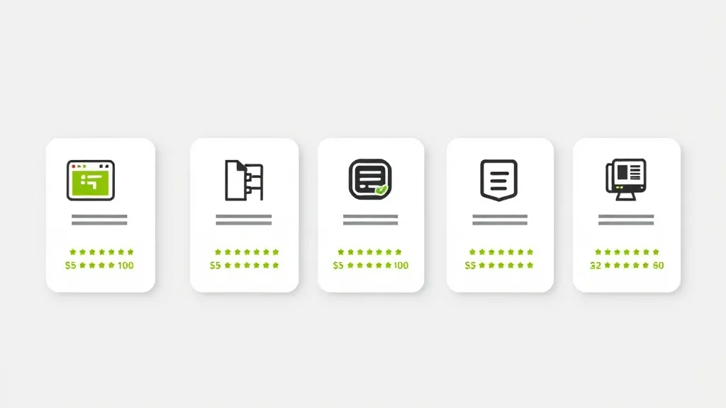 Feature comparison matrix of the top 5 Instagram DM automation tools showing ratings, pricing, and capability indicators