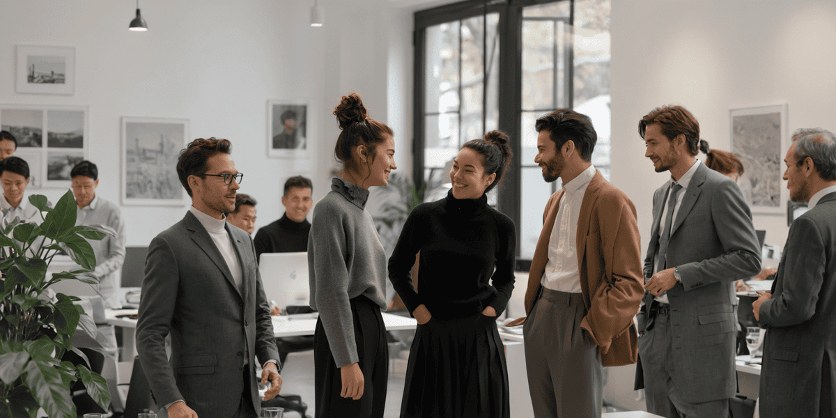 Casual Office Interaction