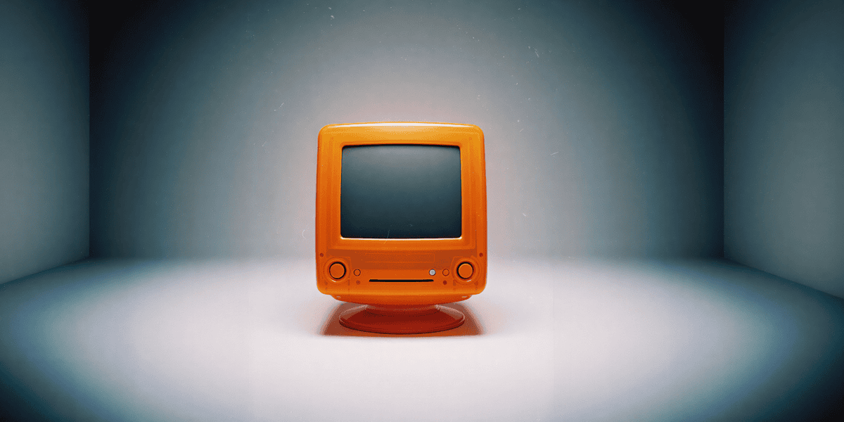 Retro Orange Monitor