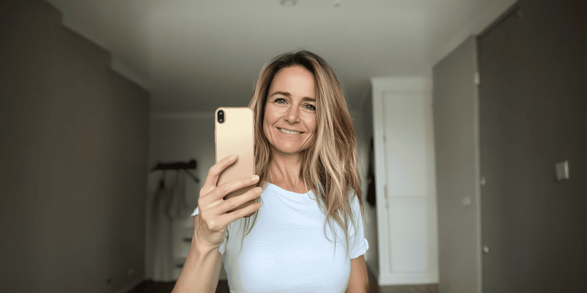 Woman Taking a Selfie