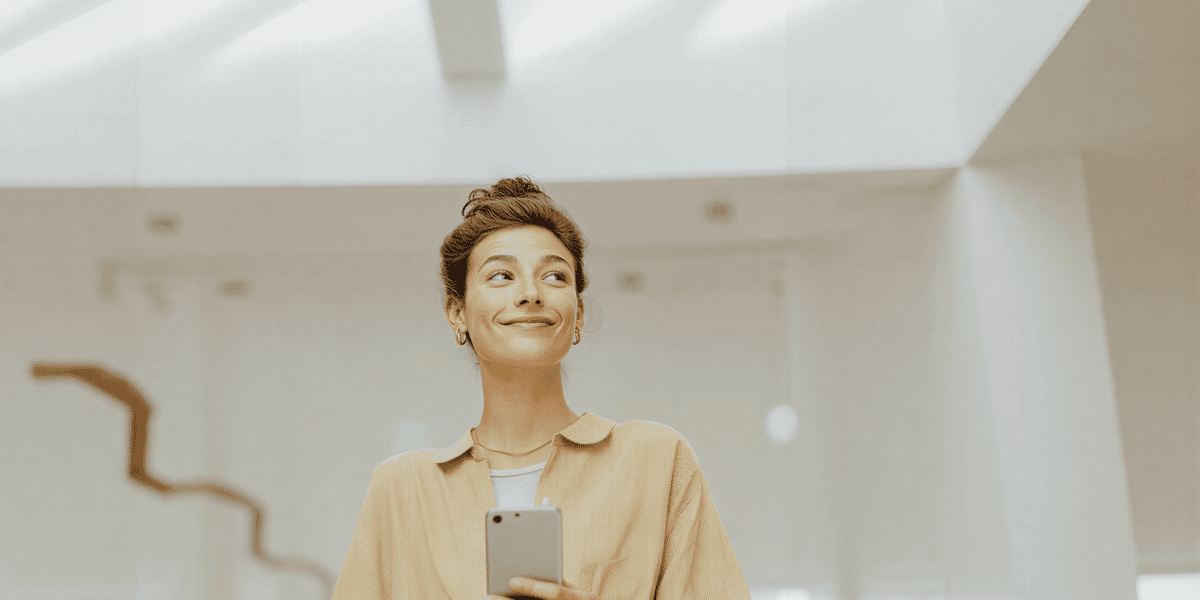 Woman with Smartphone