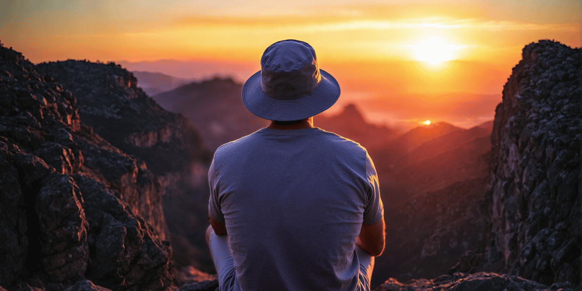 creator planning sunset reflection