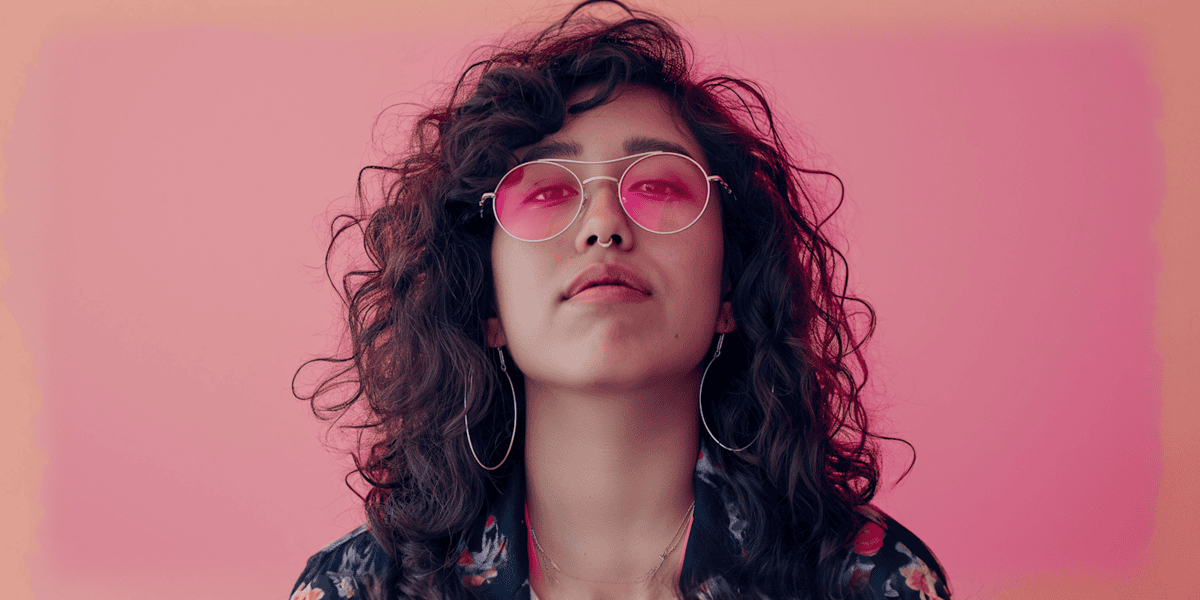 stylish female creator portrait