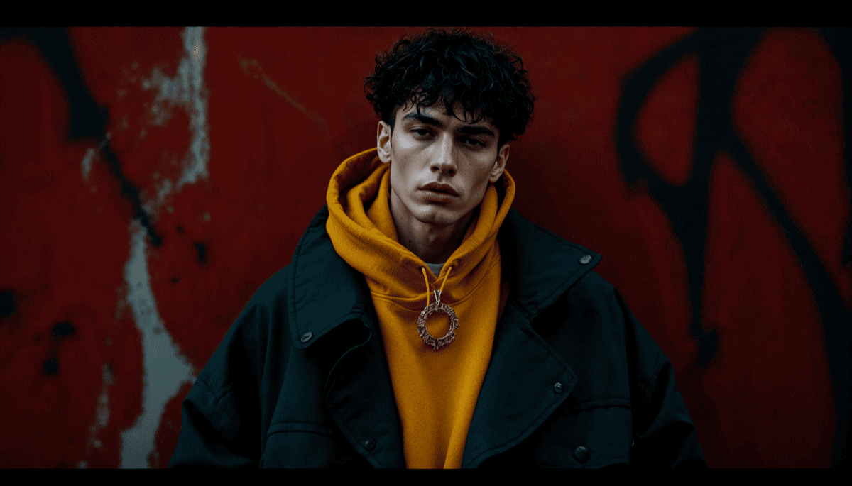 urban male creator portrait