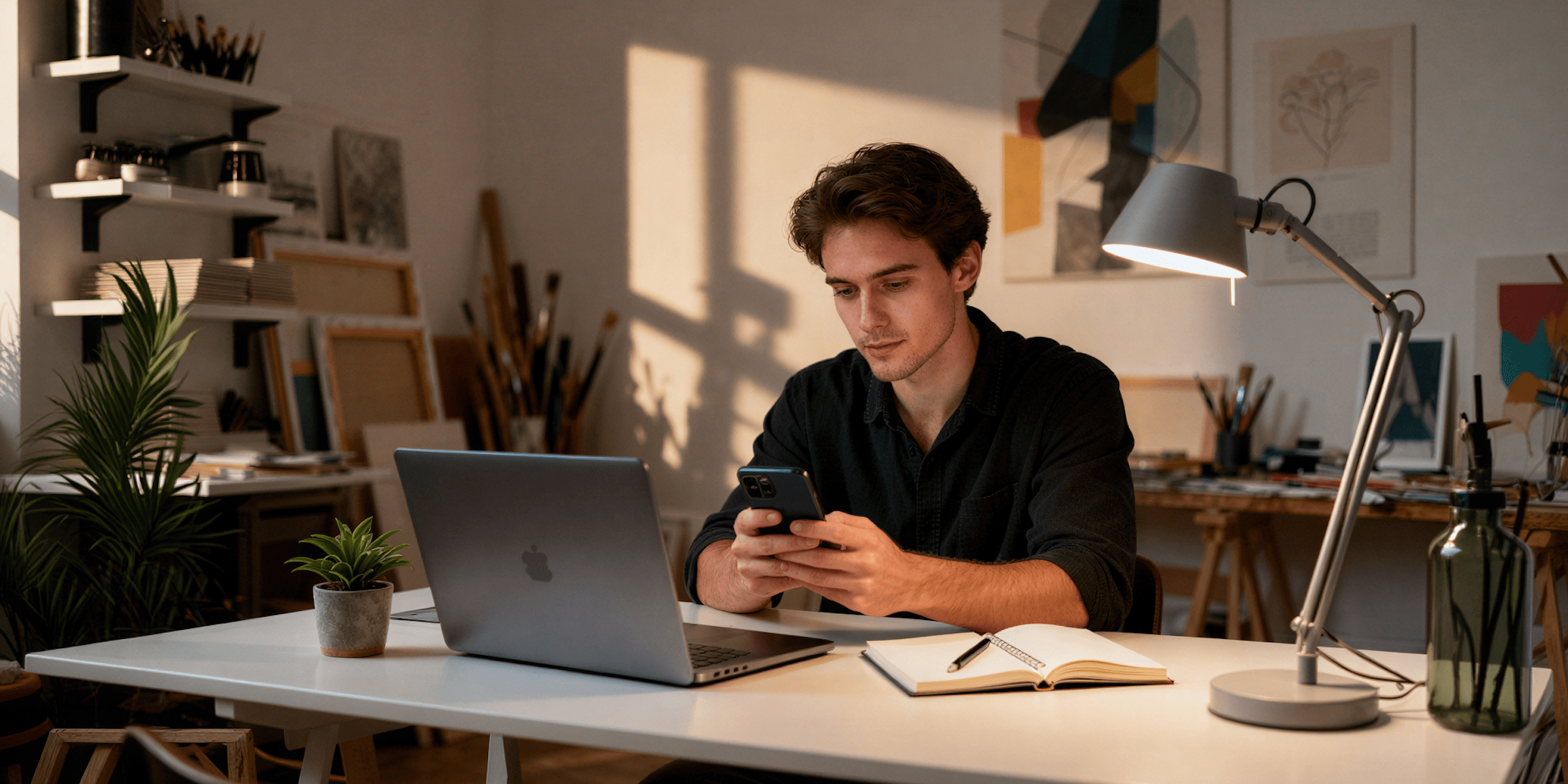 Content creator workspace for managing lead generation campaigns