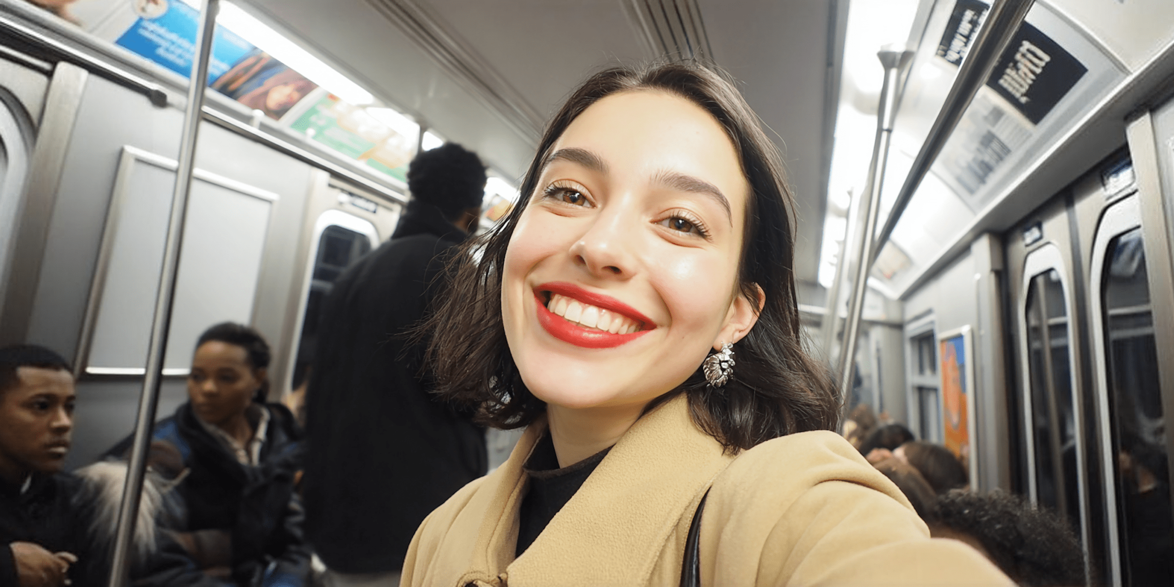 Social media manager handling Instagram DMs on the go via smartphone